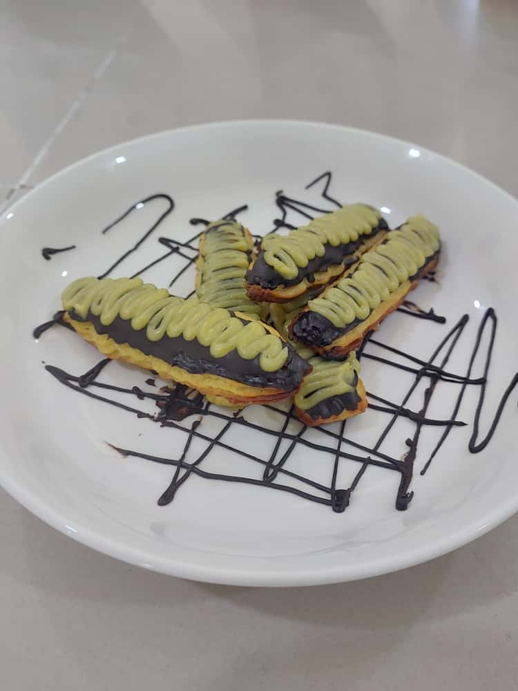 Pisang Cokelat Matcha