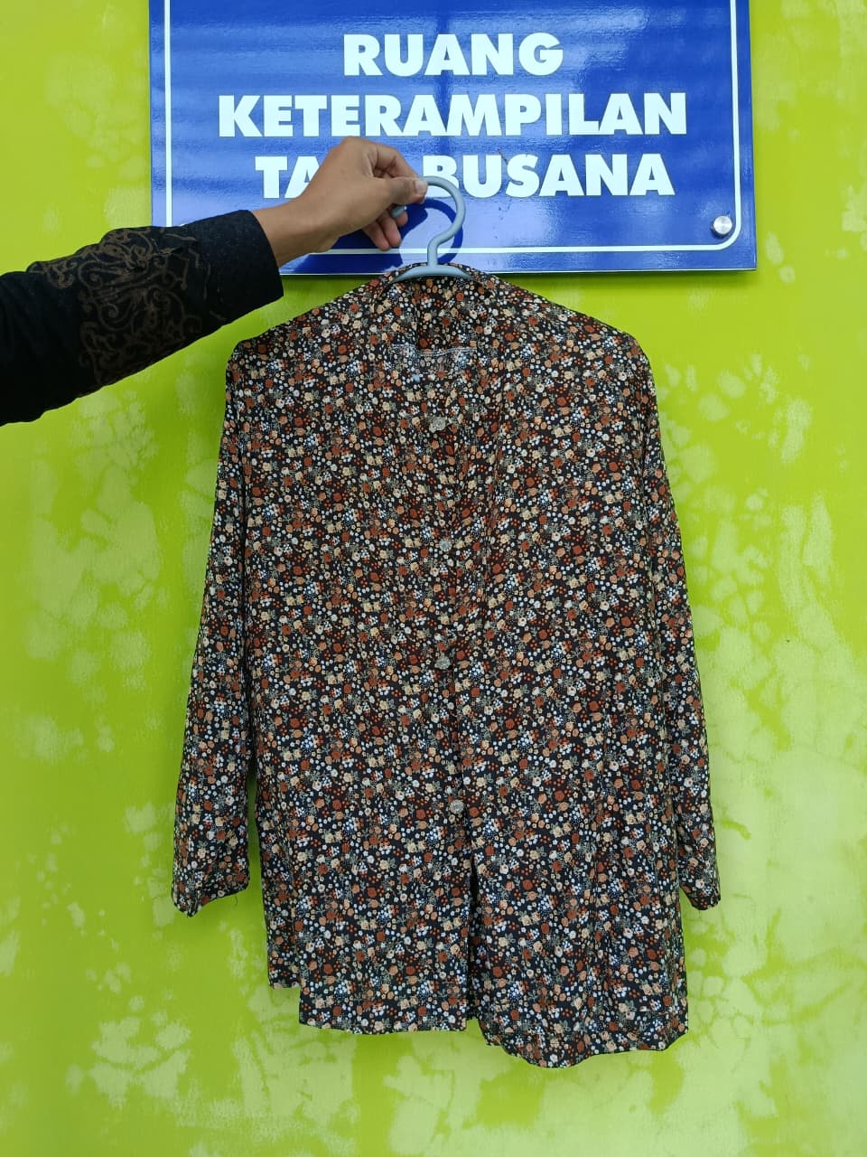 Baju Harian Wanita Full Corak